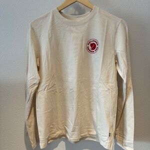 Fjällräven 1960 Logo T-shirt LS W Small Chalk White